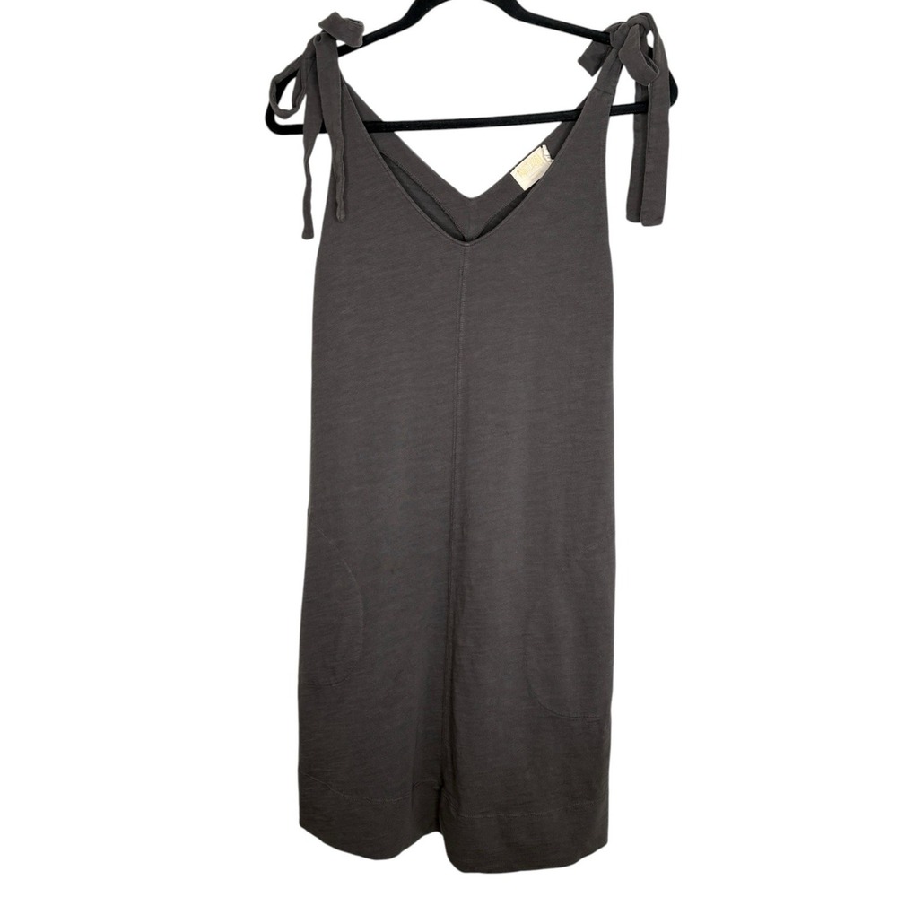 Nation LTD Kahlani Shift Dress S Boho Mini Tie Shoulder Beachy Slouchy Peru